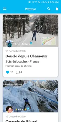Whympr | Mountain and Outdoor android App screenshot 6